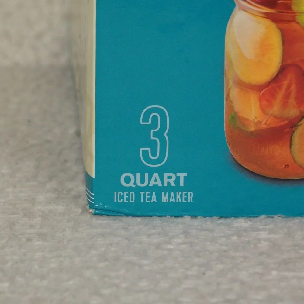Mr. Coffee Iced Tea Maker 3 Quart Black Model TM75BK Brew Tea Bags or Tea Leaves